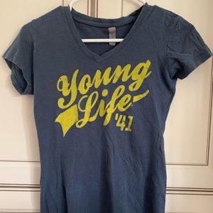 V Neck Young Life T Shirt